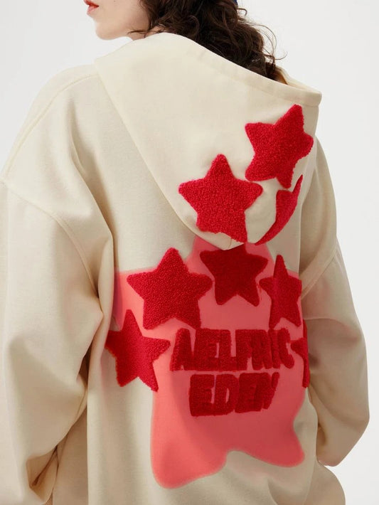 Retro Graffiti Oversized Hoodie