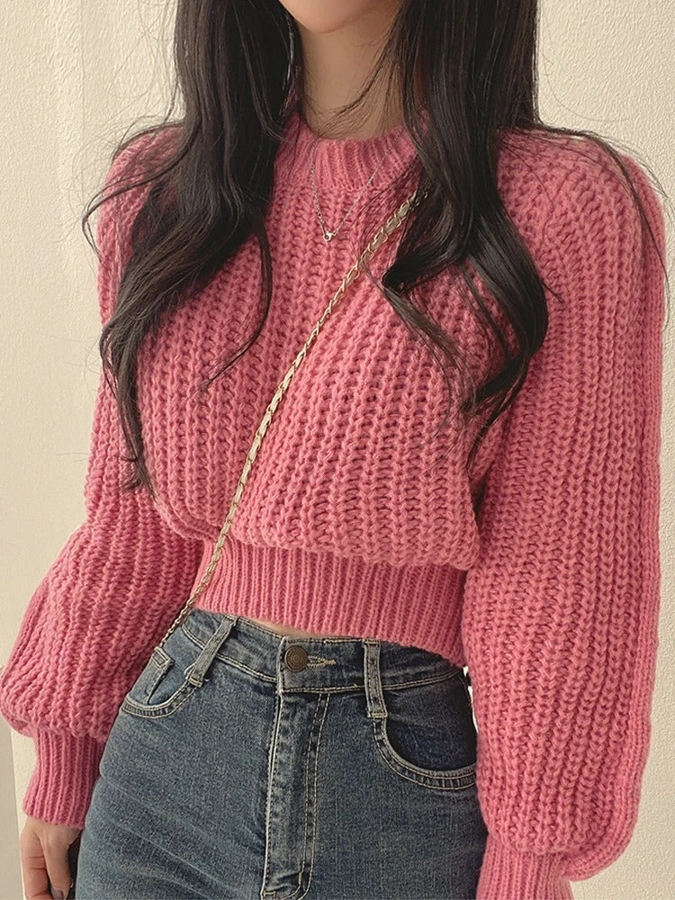 Vintage Lantern Sleeve Sweater